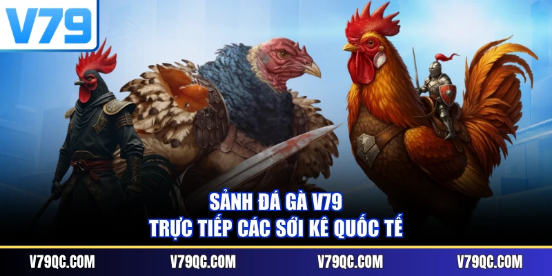 Sảnh đá gà V79 trực tiếp các sới kê quốc tế